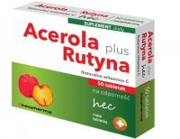 ACEROLA PLUS RUTYNA HEC - NATURALNA WITAMINA C, 50 TABLETEK