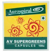 Aurospirul Av Supergreens 100 Kapsułek