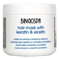 Bingospa Maska do włosów z keratną i elastyną 500