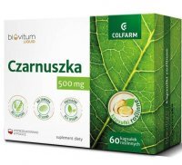 Colfarm Biovitum Czarnuszka 500 mg 60 kapsułek