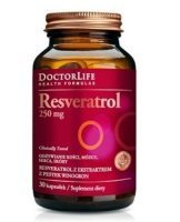 Doctor Life, Rosveratrol 250mg z ekstraktem z pestek winogron, 30 kaps