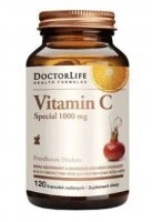 Doctor Life Vitamin C 1000 mg z dziką różą 120 tabletek