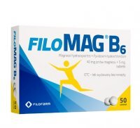Filomag B6 (40 mg + 5 mg) 50 tabletek