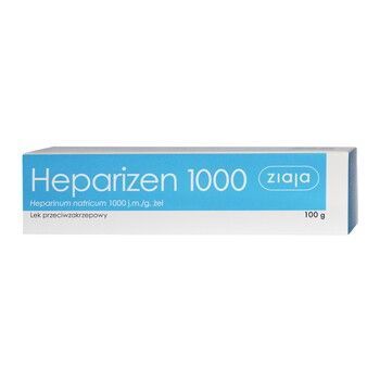 Heparizen, 8,5 mg/g (1000 jm/g), zel, 100 g