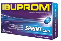 Ibuprom Sprint Caps, 200 mg 24 tabletki