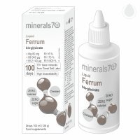 Minerals7+ Ferrum liquid krople 100 ml żelazo