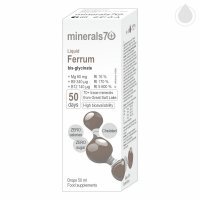 Minerals7+ Ferrum liquid krople 50 ml żelazo