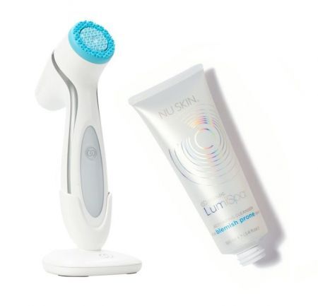 NuSkin ageLOC LumiSpa Beauty Device Face Cleansing Kit dla skóry podatnej na wypryski