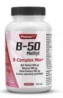 Pharmovit B-50 methyl B-Complex Max+ 120 kapsułek