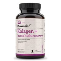 Pharmovit Kolagen + kwas hialuronowy 90 k