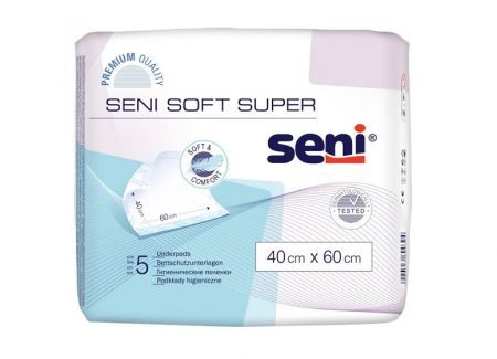 Seni Soft Super, podkl., hig., 40cm x 60cm, 5 szt