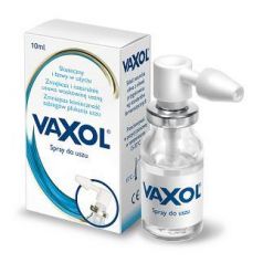 Vaxol do usuwania woskowiny usznej dla dzieci i dorosłych, 10 ml