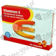 Vit. E (Hasco), 100 mg, kaps., 30 szt,bl