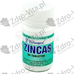 Zincas, 5,5 mg Zn 2+, tabl., 50 szt