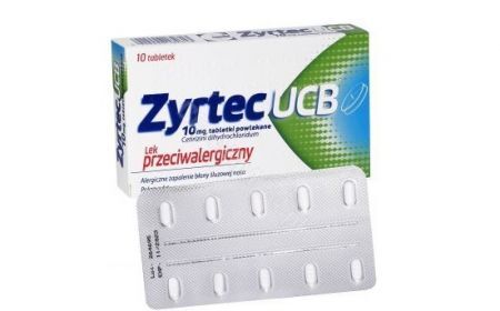 Zyrtec UCB 10 mg, 10 tabletek